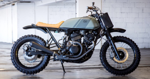 CRD 69 - Cafe Racer Dreams - street tracker - Honda Transalp - Scrambler